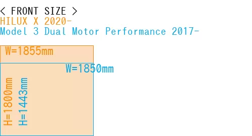 #HILUX X 2020- + Model 3 Dual Motor Performance 2017-